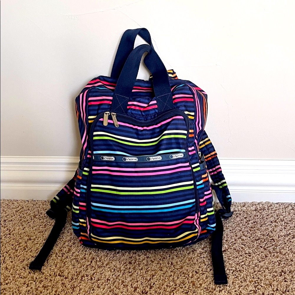 LeSportsac Utility Baby Backpack/ Diaper Bag